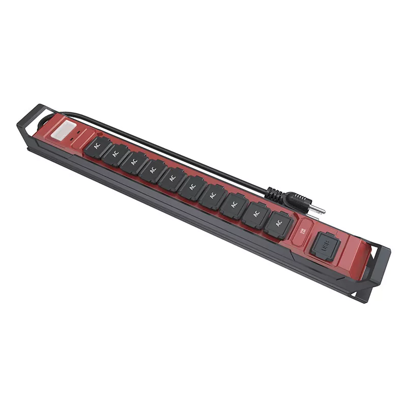 10 Çıxış Suya davamlı Usb 3.4a Elektrik Stripi