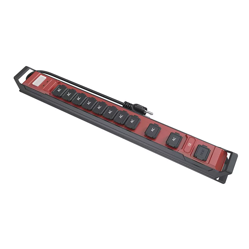 10 Çıxış Suya davamlı USB Power Strip