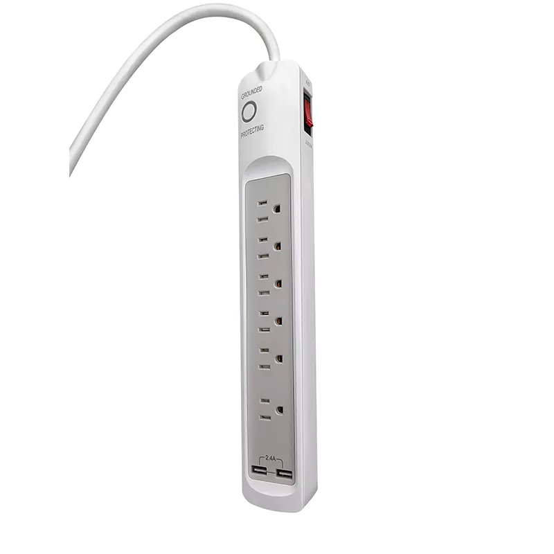 6 çıxış Usb 2.4a Power Strip